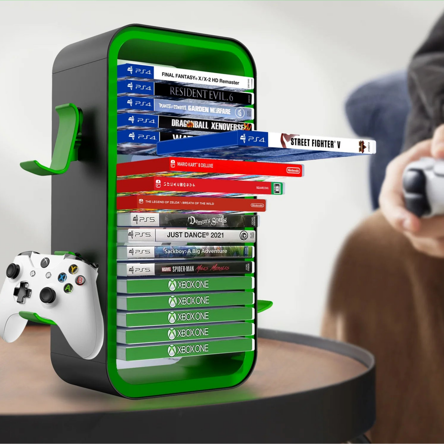 GameVault Pro- Ultimate Gaming Storage Tower